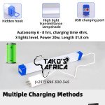 USB rechargeable LED TUBE 52 cm