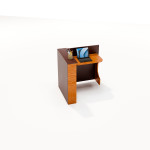 Une table d'étude pliable