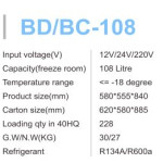 Congélateur coffre solaire 108L